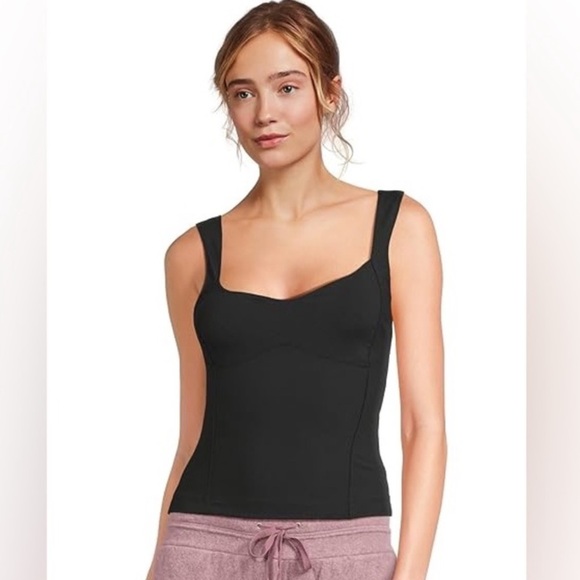 Intimately By Free People Tops - Intimately by Free People Black Sweetheart Corset Tank Top | Size Medium | NWOT